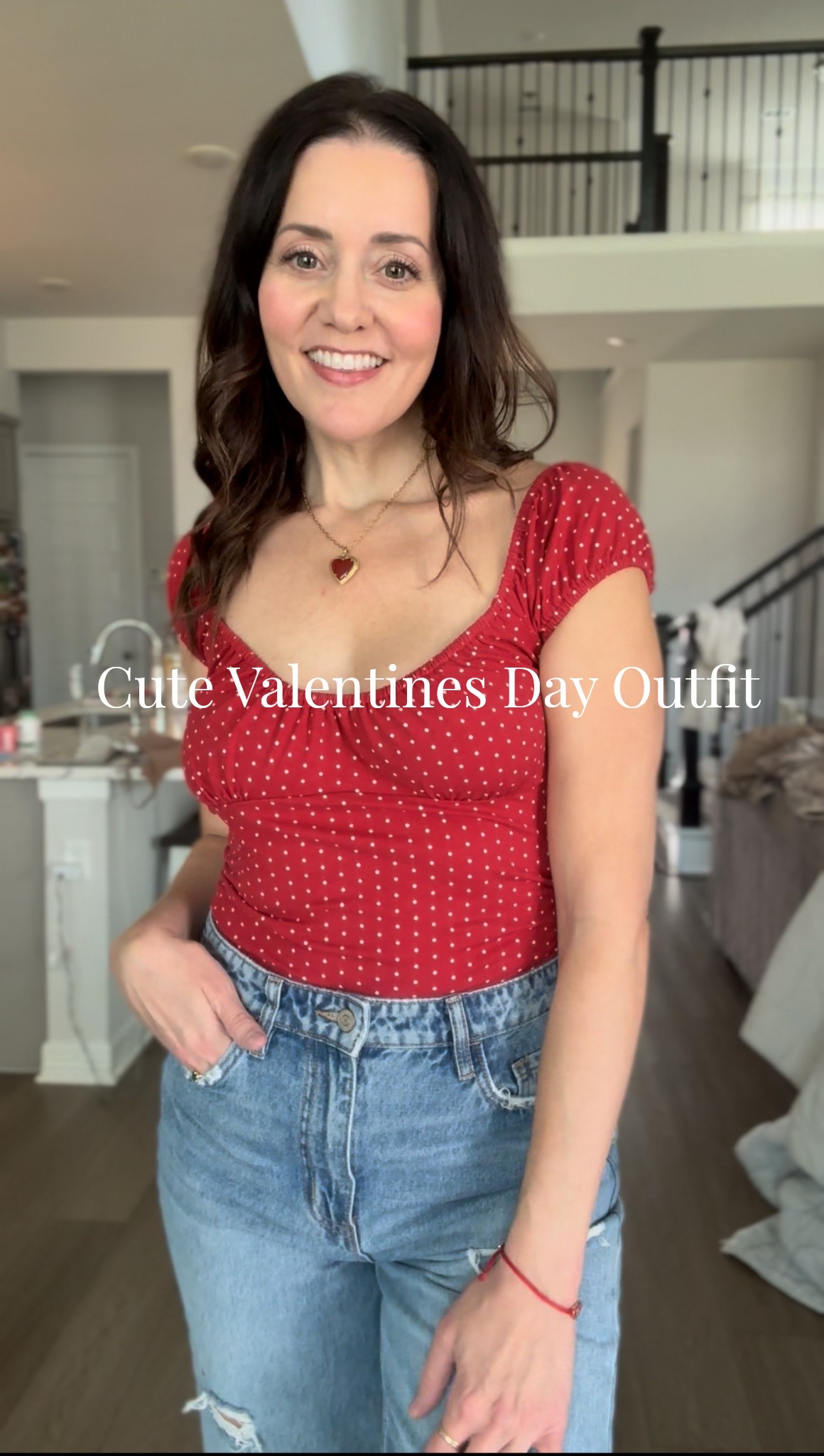 Cute Valentines Day outfit ❤️😍

#red #valentines 

#LTKootd