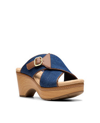 Clarks Collection Women's Seannah Nora Wedge Sandals - Macy's | Macy's