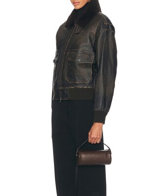 The Row Round 90's Bag in Chocolate ANS | FWRD | FWRD 