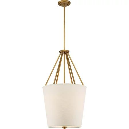 Pendants 3 Light With Natural Brass Tones In Finished Medium Bulb Type 180 Watts | Walmart (US)