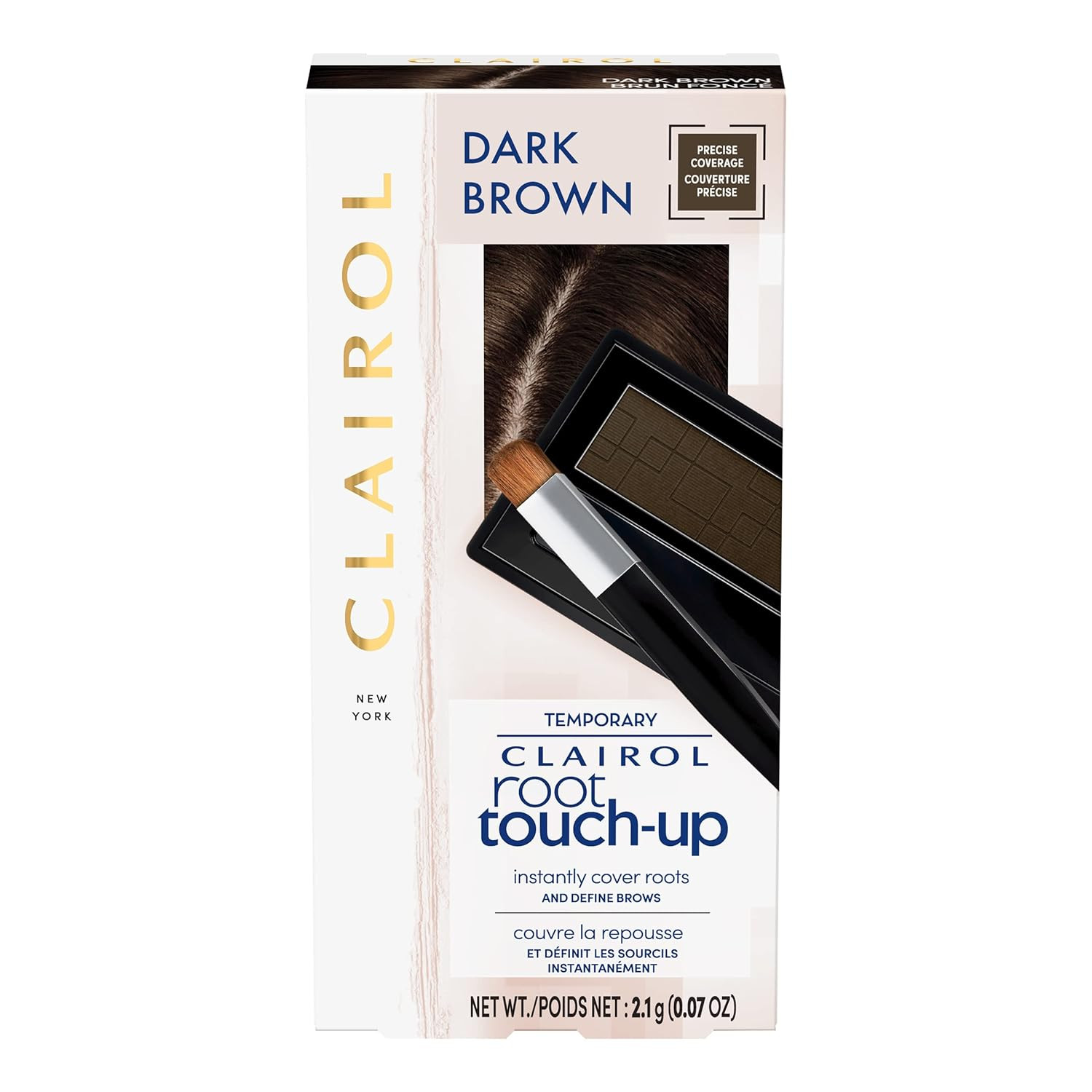 Clairol Root Touch-Up Temporary Concealing Powder, Dark Brown Hair Color, Pack of 1 | Amazon (US)