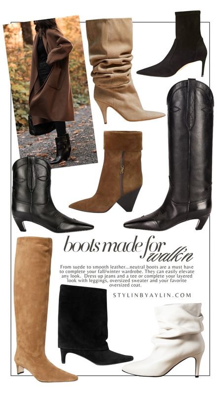 Boots made for walk’n… sharing a round up of comfortable boots. #StylinbyAylin 

#LTKshoecrush #LTKSeasonal #LTKstyletip