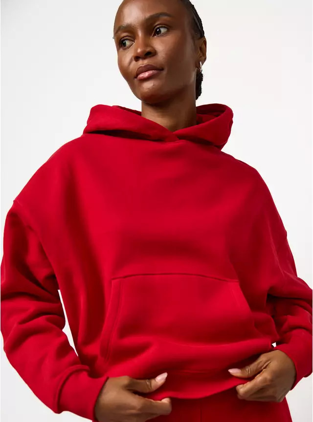 Buy Red Oversized Hoodie XS | Hoodies and sweatshirts | Tu | Tu Clothing