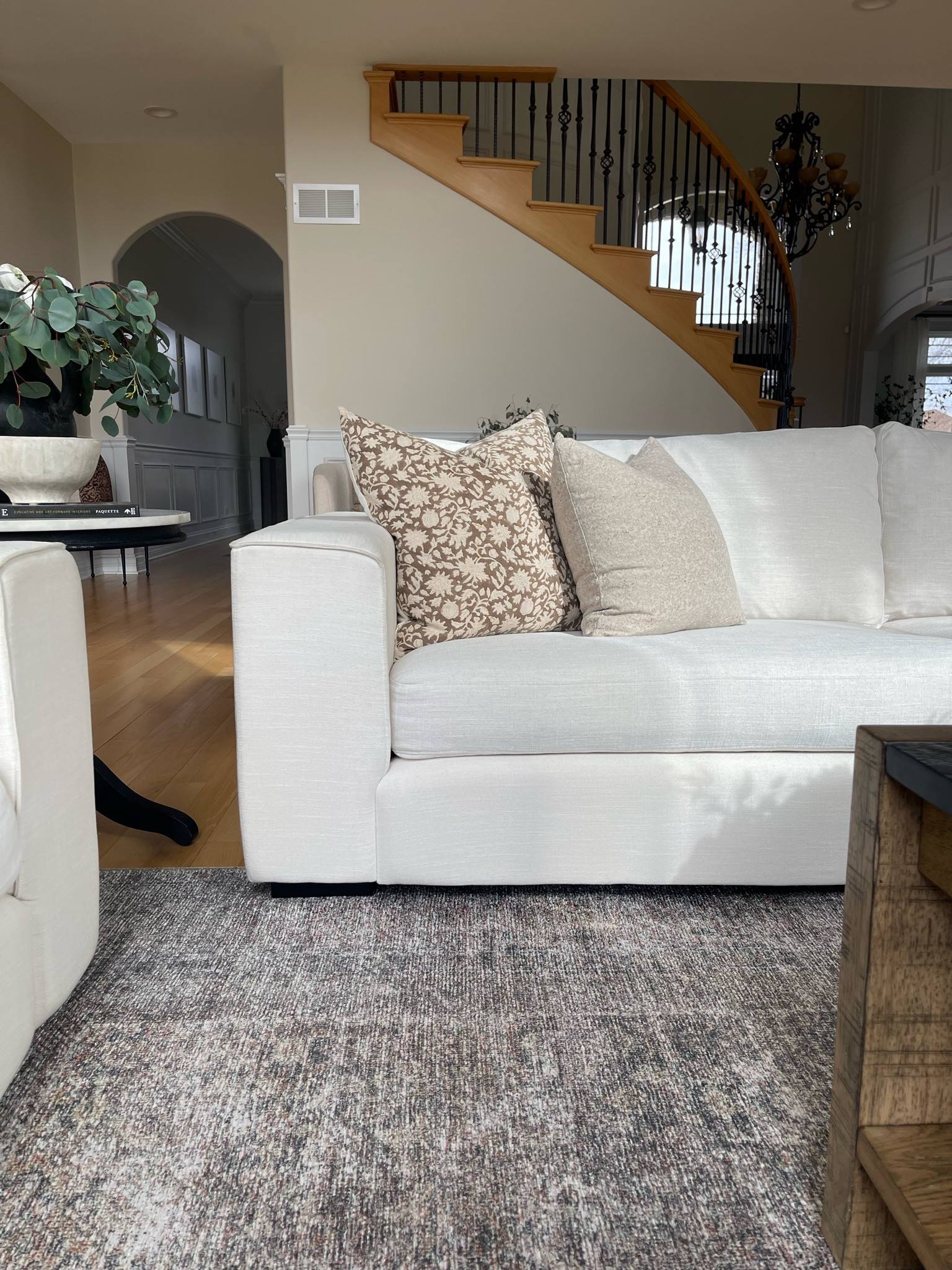 Love this pillow combo for spring, but I have had it all year round too!

Our sofas are from Article and unfortunately cannot be linked. I always try to link similar. 

Throw pillow, florals, flowers, home decor, area rug, rug, Amber Lewis x Loloi rug, Loloi rug, Amber Lewis, Amber interiors, throw pillows, spring refresh, spring decor, living room, side table, white sofa, sofa, Pottery Barn, coffee table, 

#LTKSeasonal #LTKhome #LTKFind