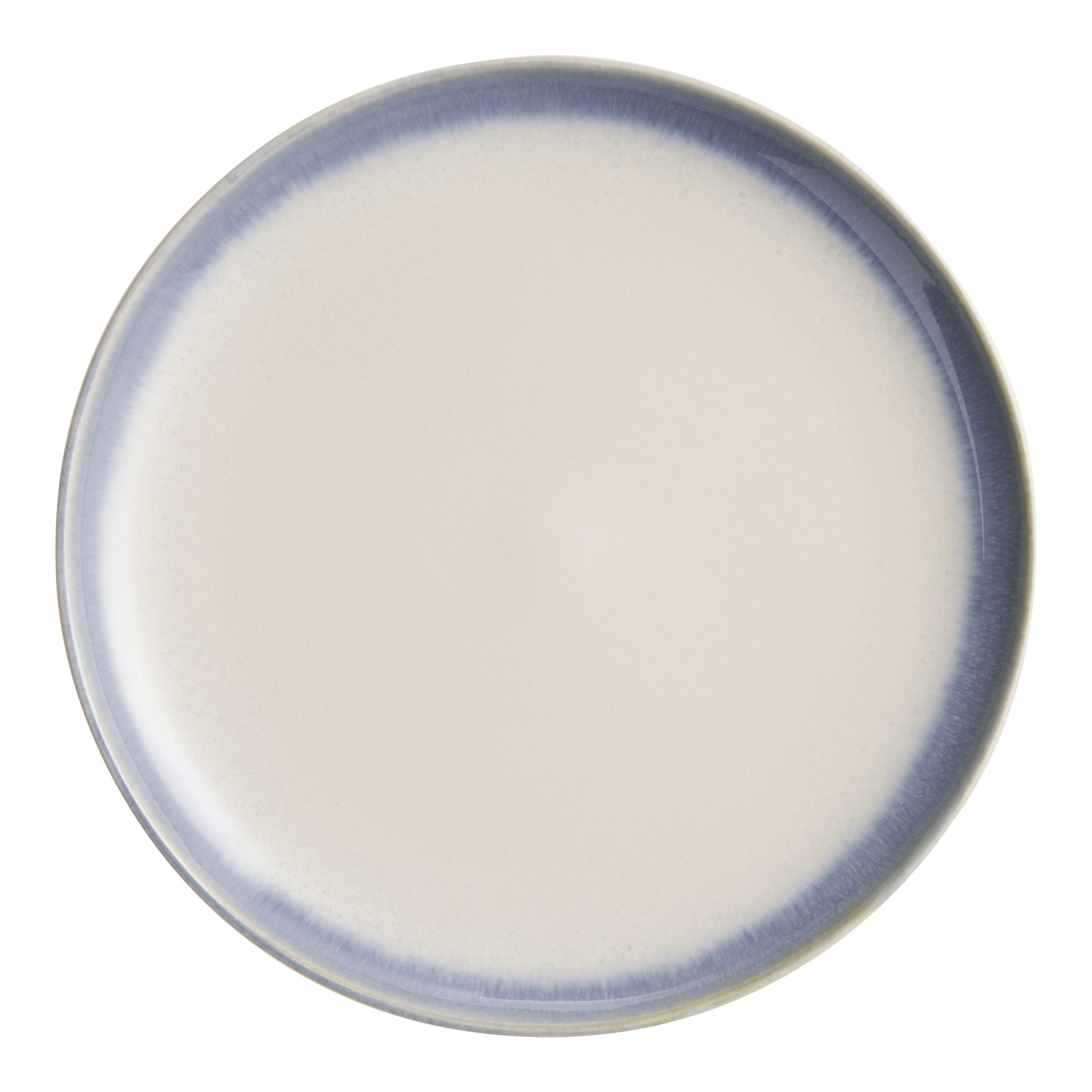Kai Ivory And Blue Reactive Glaze Salad Plate | World Market