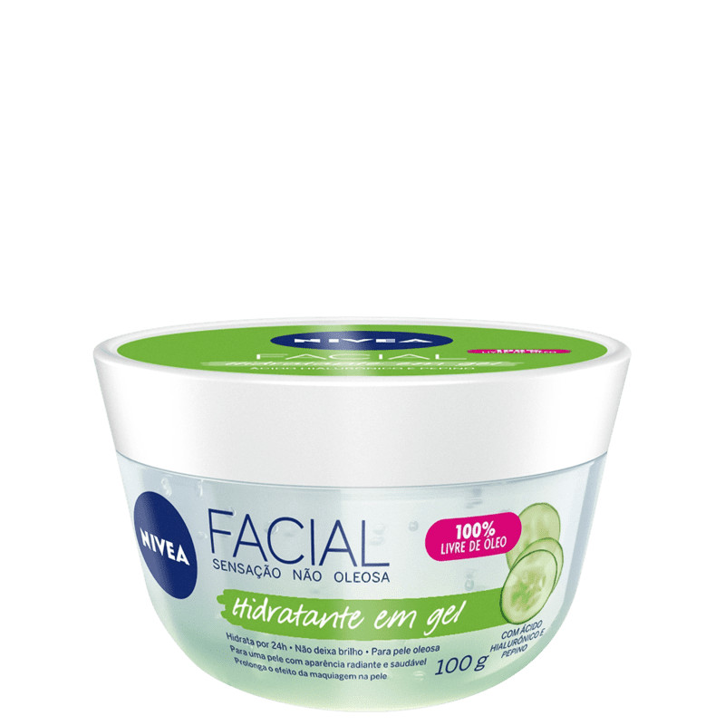 NIVEA Ácido Hialurônico e Pepino
        
              - Gel Hidratante Facial 100g | Beleza Na Web (BR)