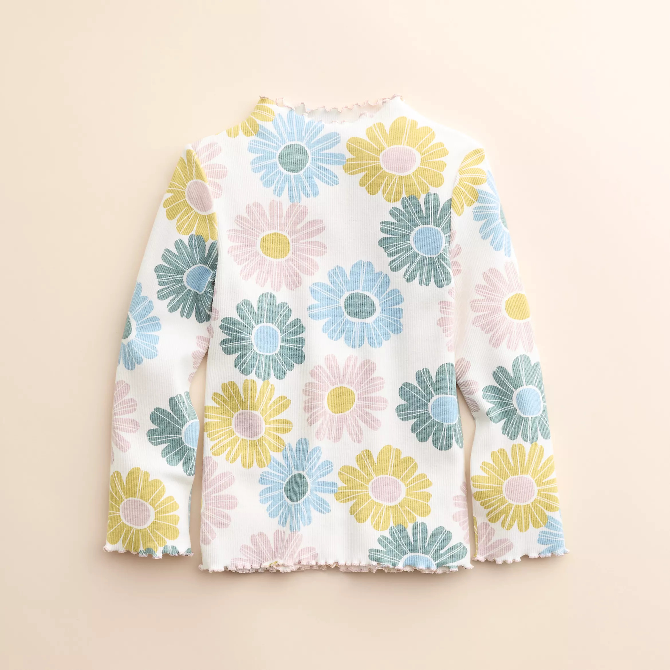 Girls 4-8 Little Co. by Lauren Conrad Lettuce-Edge Mockneck Top | Kohl's