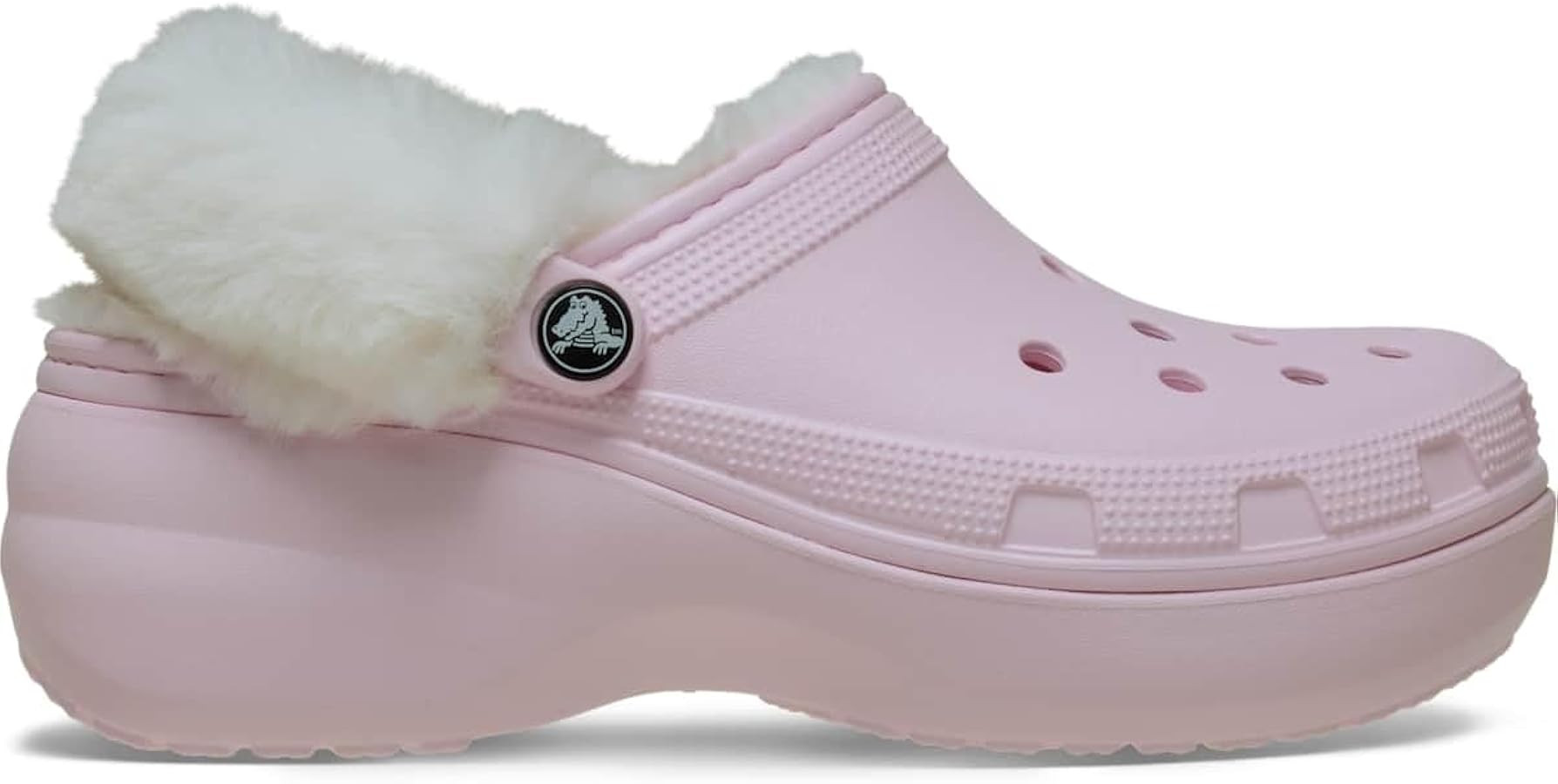 Crocs Women's Classic Lined Platform Clogs | Amazon (US)
