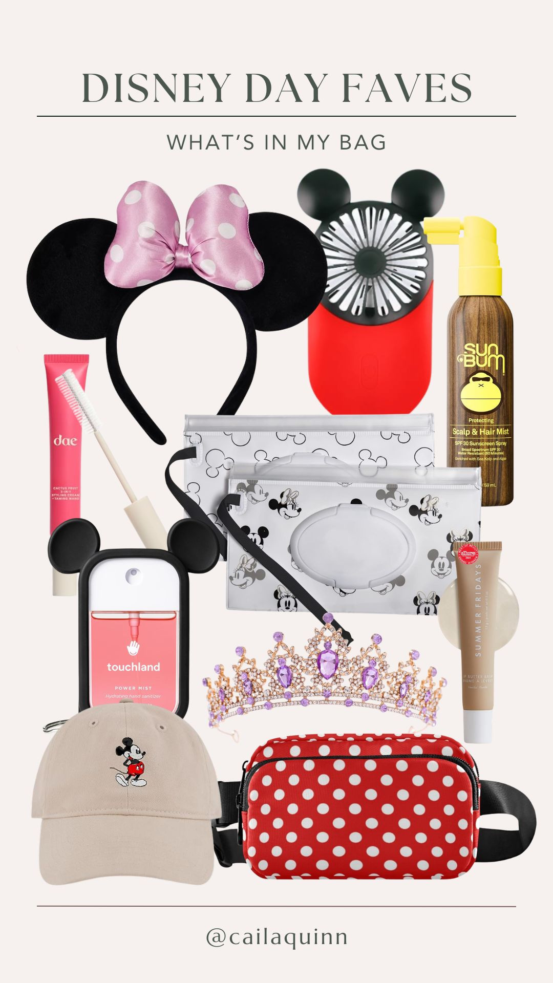Disney day faves - what's in my bag! 

 #LTKdayinmylife #LTKgrwm #LTKmomlife