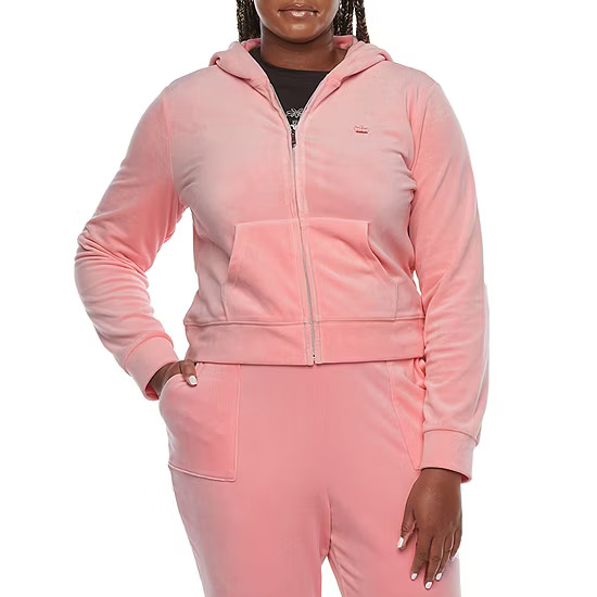 Juicy By Juicy Couture Plus Velour Womens Long Sleeve Hoodie | JCPenney
