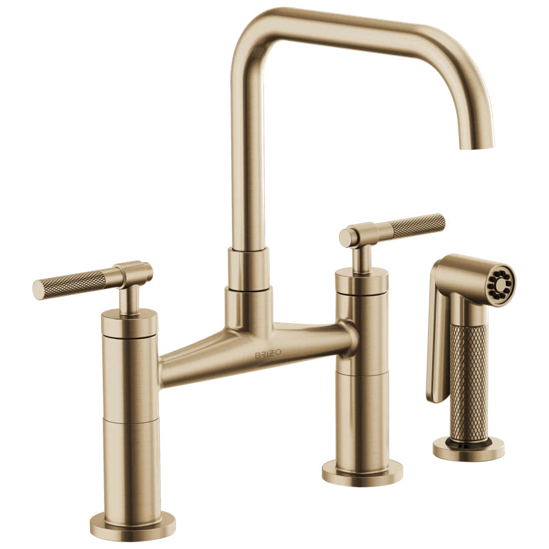 Litze® Bridge Faucet with Side Sprayer | Wayfair North America