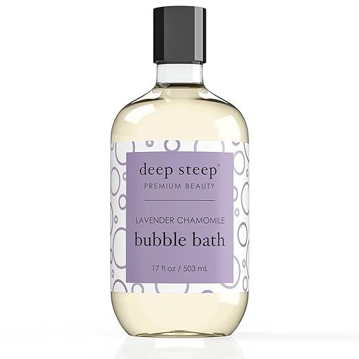 Deep Steep Bubble Bath, 17 oz (Lavender Chamomile) | Amazon (US)
