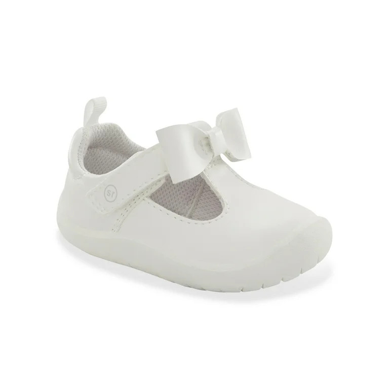 Munchkin by Stride Rite Baby Girl Peyson Bow T-Strap Dress Shoe | Walmart (US)