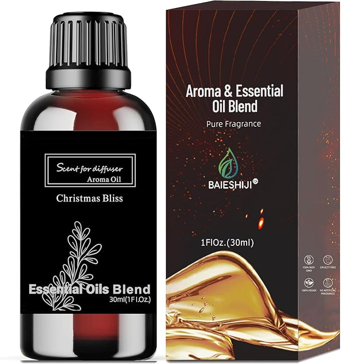 Christmas Bliss Essential Oil Inspired by Luxury Hotel for Diffusers, Pure Hotel Diffuser Oil, Ir... | Amazon (US)