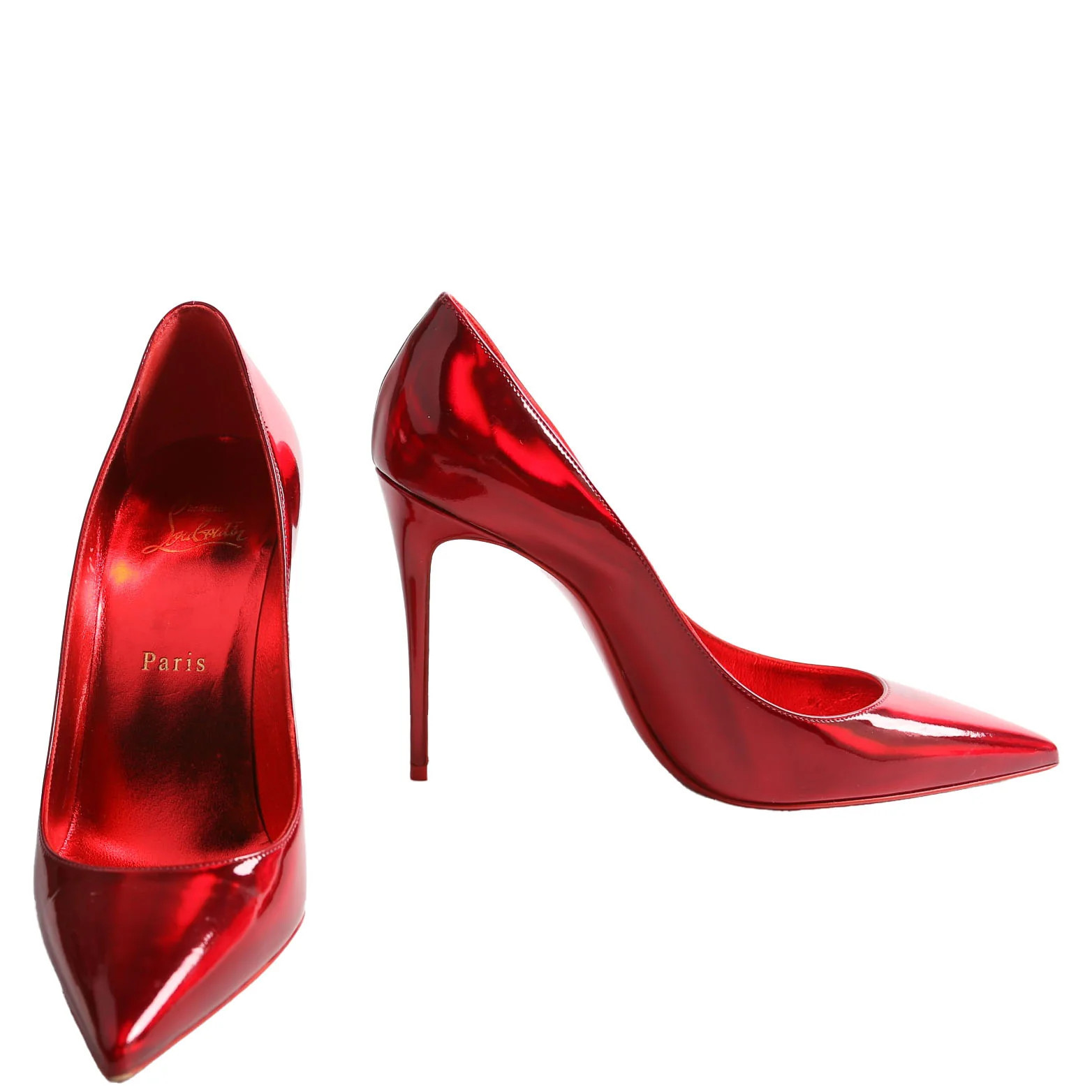 So Kate Patent 110MM Size 38 Red | Keeks Designer Handbags