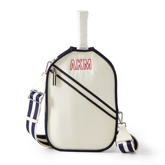 Sporty Stripe Pickleball Crossbody Bag | Mark and Graham