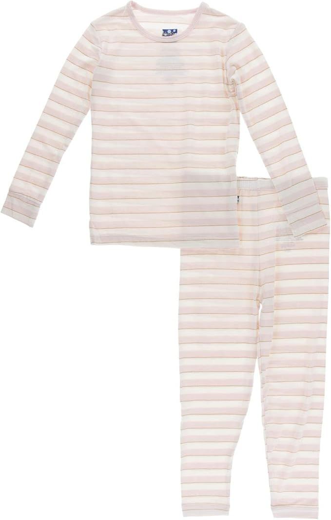 KicKee Pants Print Long Sleeve Pajama Set | Amazon (US)