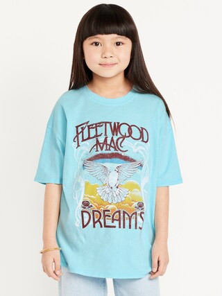 Fleetwood Mac™ Oversized Graphic T-Shirt for Girls | Old Navy (US)