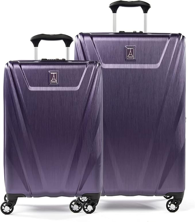 Travelpro Maxlite 5 Hardside Spinner Wheel Luggage, Imperial Purple, 2-Piece Set (21/25) | Amazon (US)