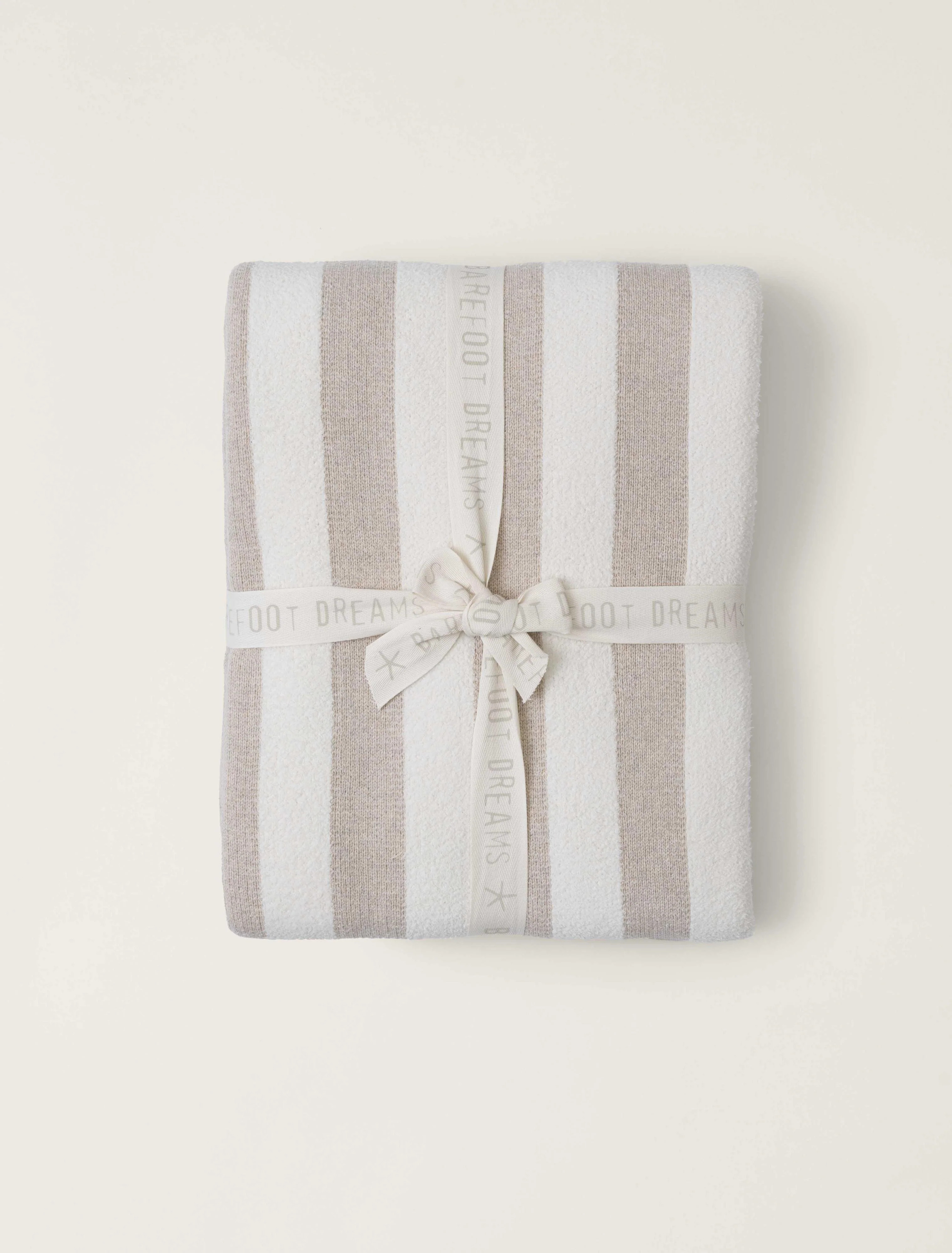 CozyChic® Cotton Classic Stripe Throw | Barefoot Dreams