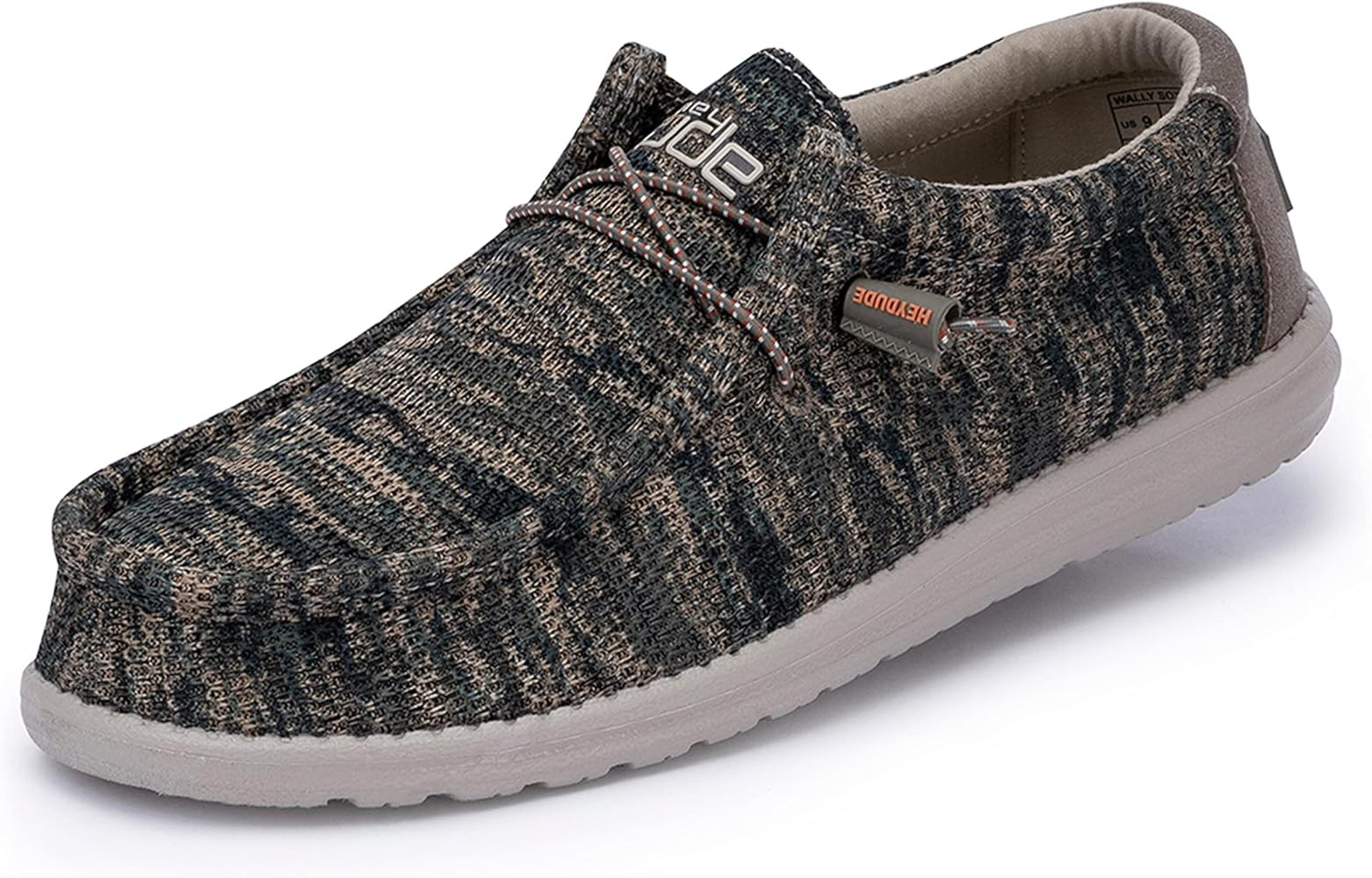 Hey Dude Men's Wally Sox Onyx Multiple Colors | Men’s Shoes | Men's Lace Up Loafers | Comfortab... | Amazon (US)