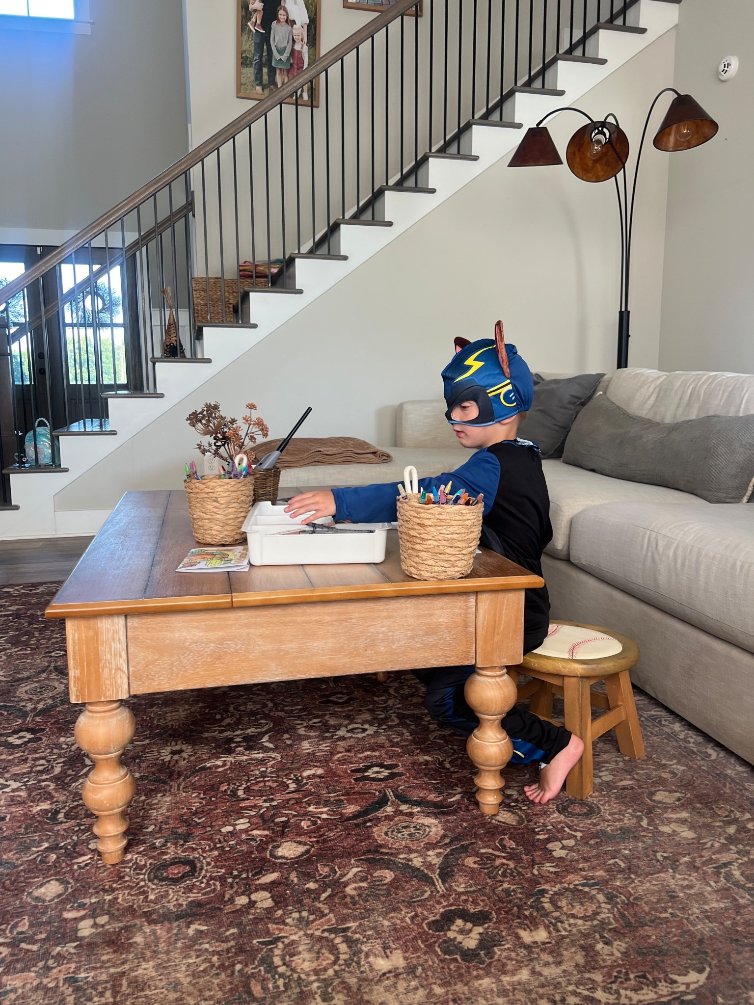 Chase is on the case! …right after he colors. 😆

#LTKHome #LTKHalloween #LTKKids