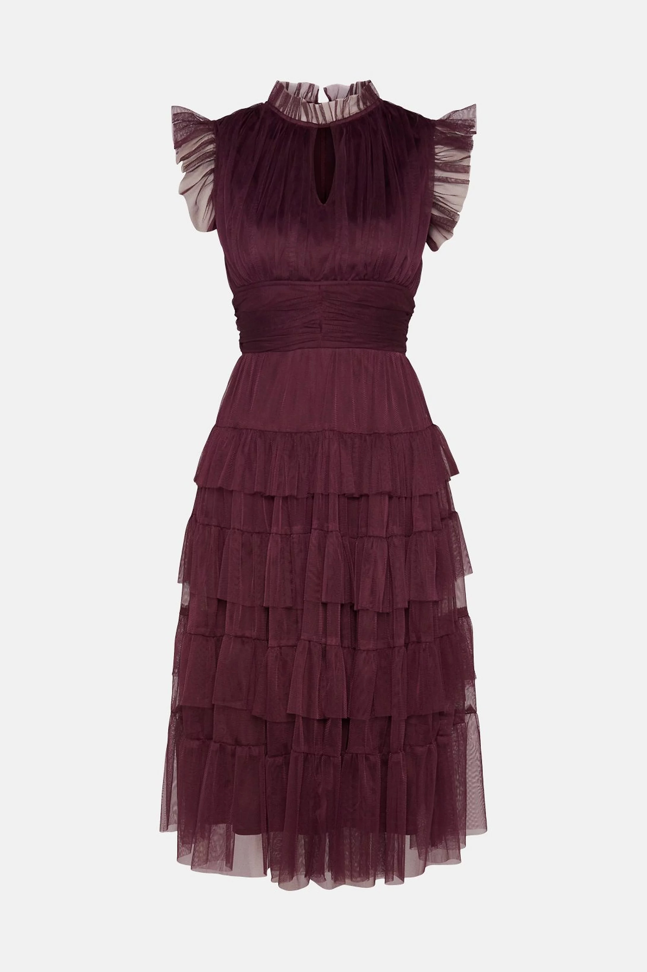 Tulle Tiered Frill Sleeve Dress | Coast UK & IE