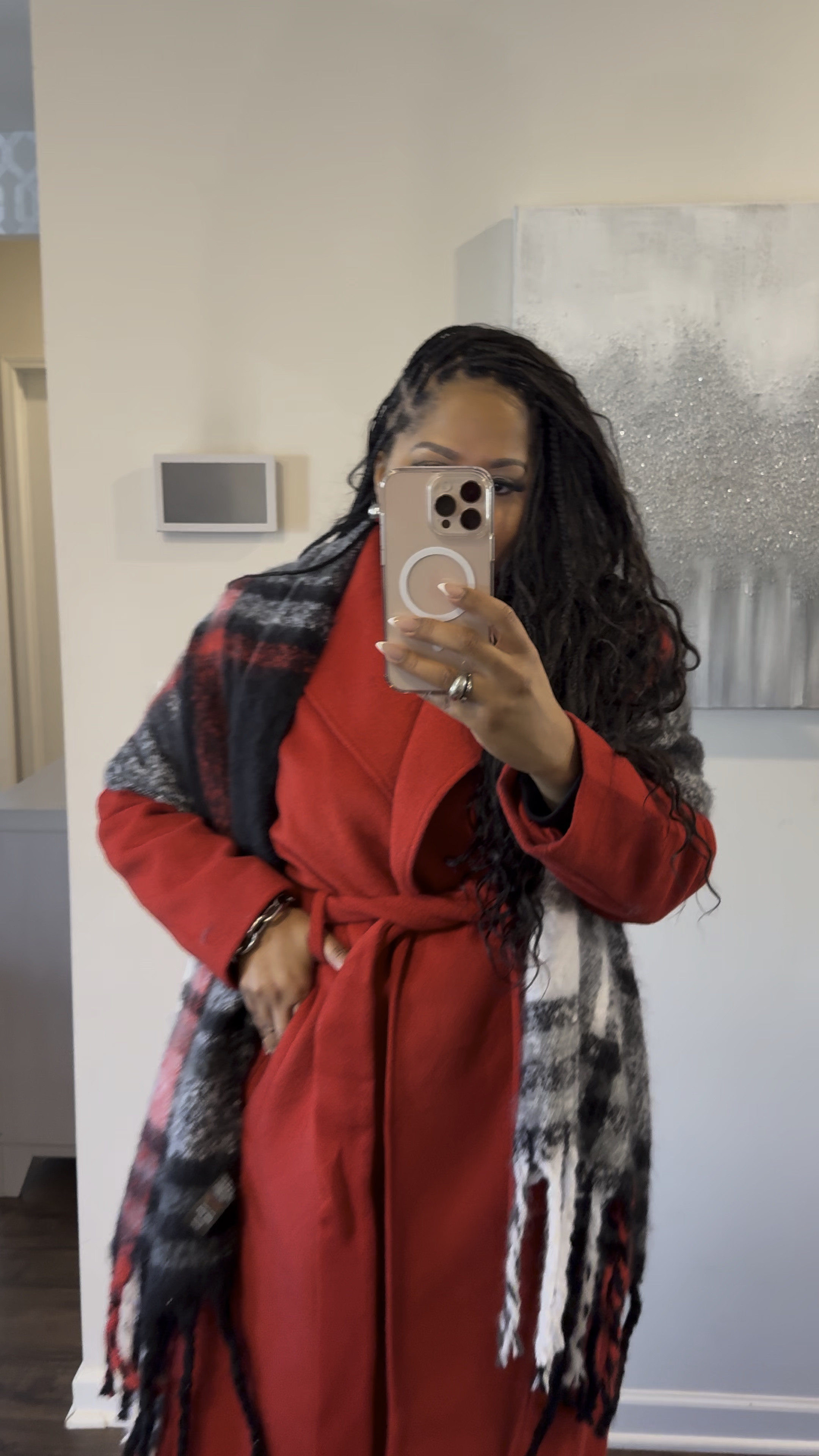 NYC Walking/Travel Outfit 
Wearing a size small in top and large in bottoms from Calia fitness. Can size up for an oversized look. Coat wearing a XL(large fit also but XL gives more room for sweaters and such) Scarf does shed some just FYI. Sneakers are men’s but converted my size which is a 7.5 men’s 9.5 ladies. 

#LTKmidsize #LTKSeasonal #LTKstyletip