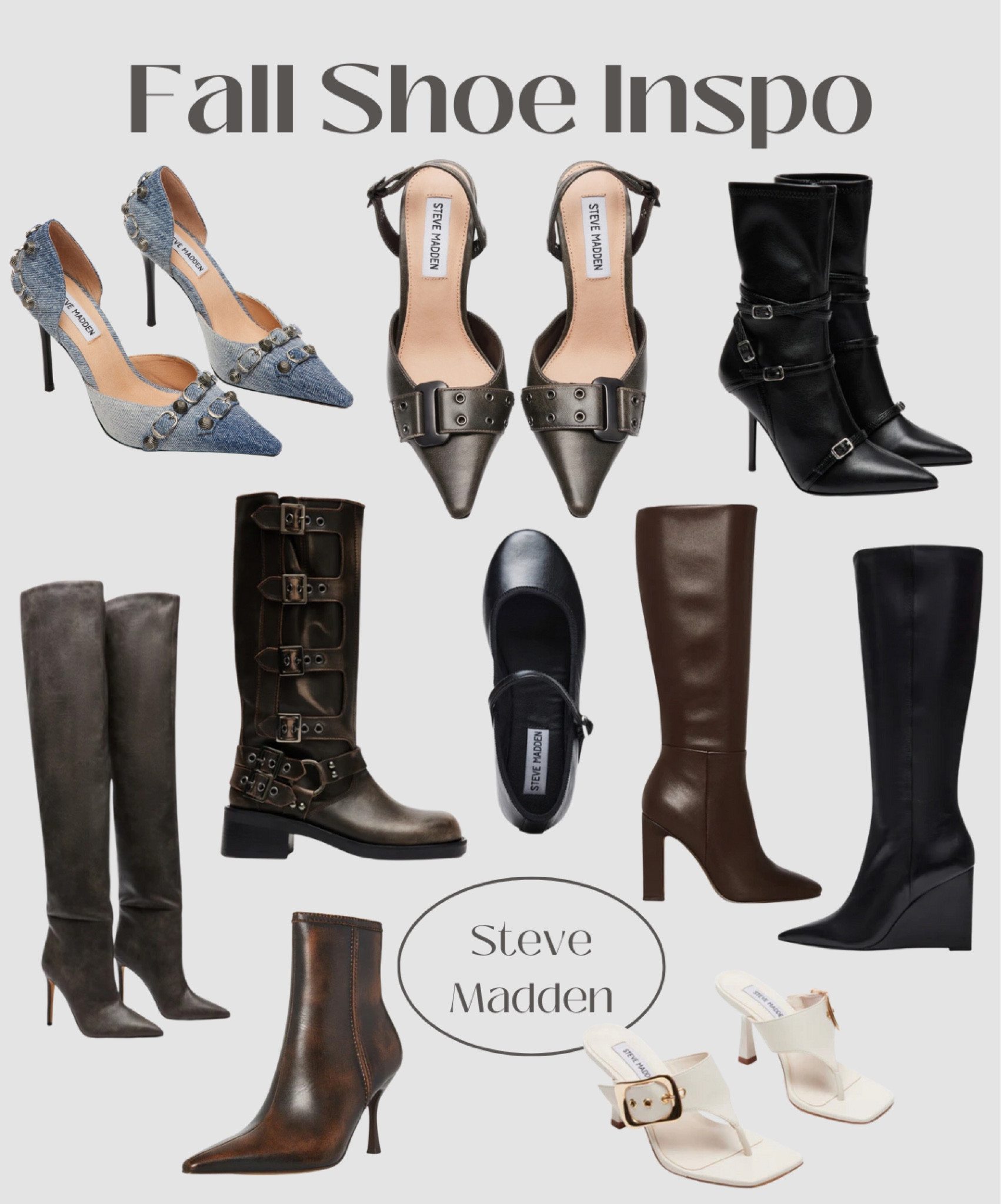 I was shopping for fall shoes but came across TOOO many favorites 😍 here is some fall shoe inspo from boots to heels to flats! Happy shopping 🫧😝🤍

#LTKstyletip #LTKFind #LTKSeasonal