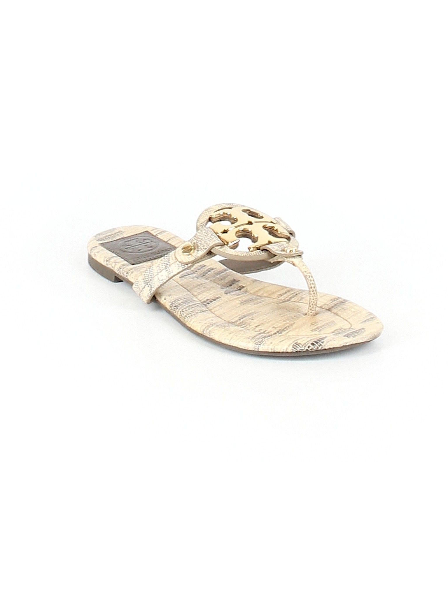 Tory Burch Sandals Size 5 1/2: Tan Women's Clothing - 54542126 | thredUP
