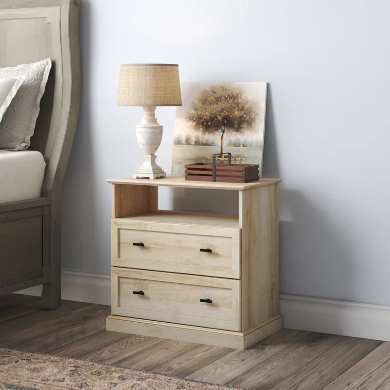Cydny Classic Open-Top 2-Drawer Nightstand | Wayfair North America