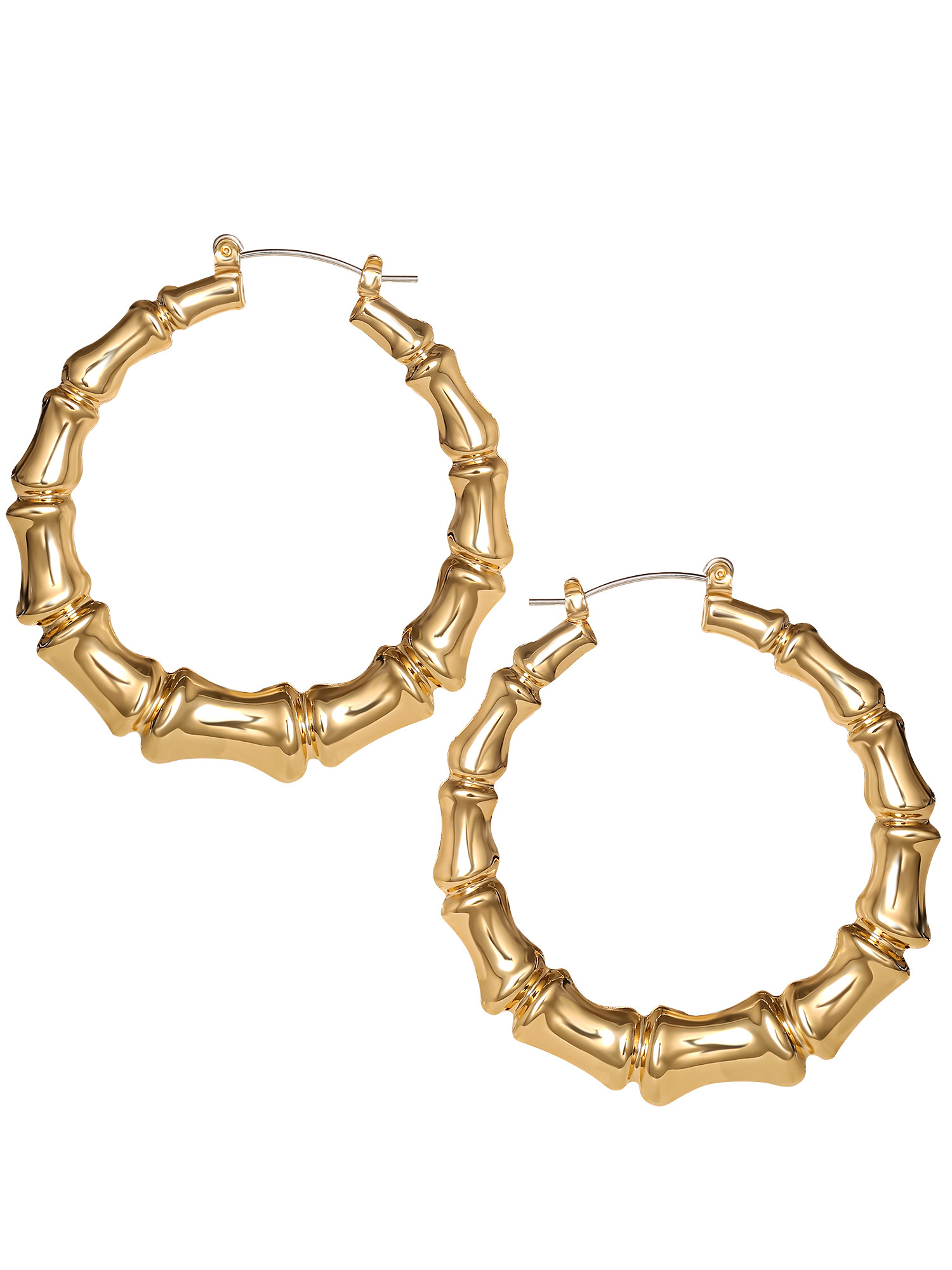 Jessica Simpson Bamboo Hoop Earring | Walmart (US)