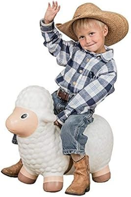 Big Country Toys Lil Bucker Mutton Buster - Kids Hopper Toy - Sheep Bouncy Toy - Rodeo Toys | Amazon (US)