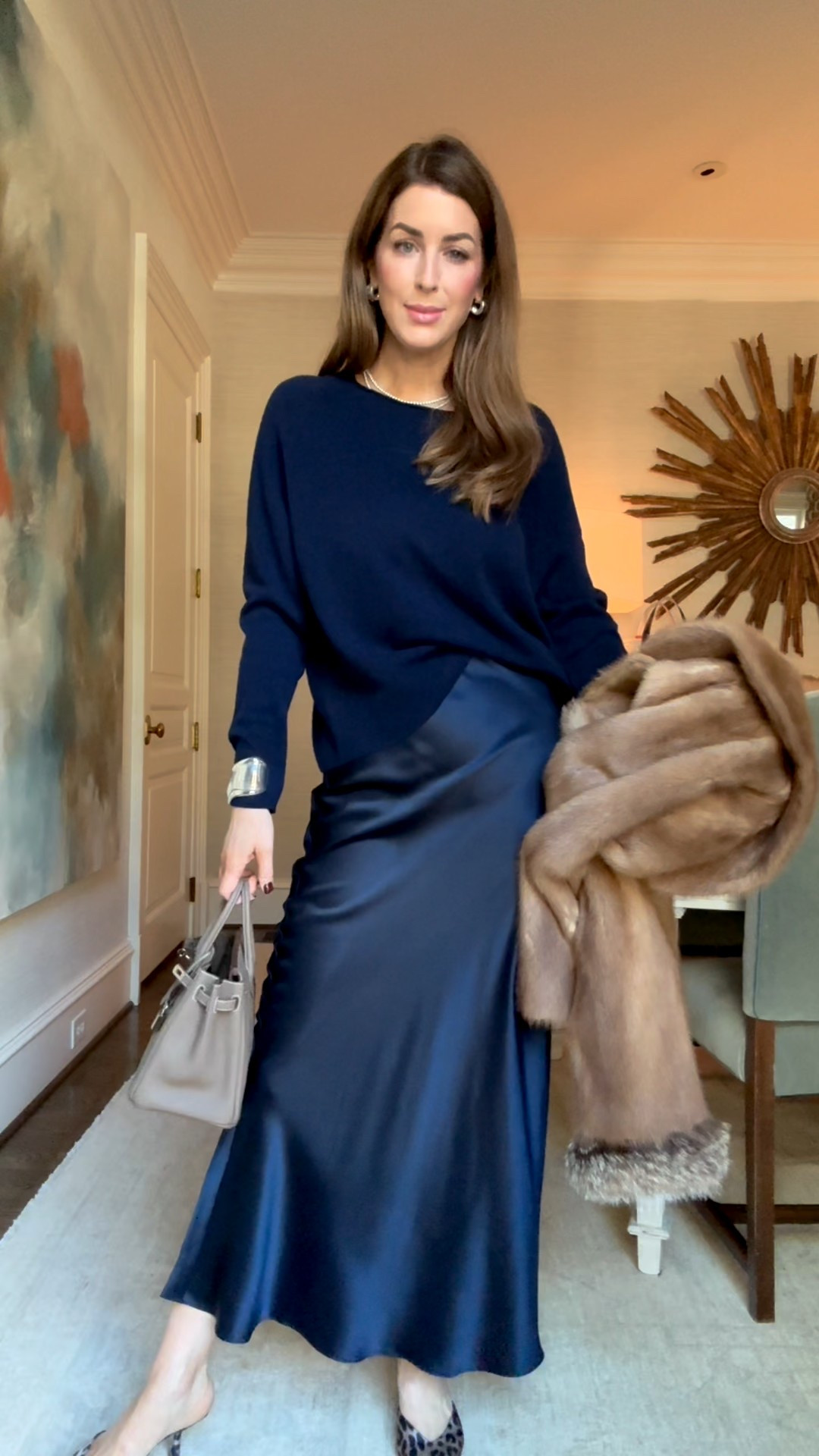 I originally bought this vintage coat out of a random man’s trunk in Notting Hill, London back in 2010. But what makes it even more special are the lynx cuffs — they were my grandmother’s. My mom had them reworked from one of her pieces and added to the sleeves to lengthen the coat and give it a more flattering proportion for me.

Three generations stitched into one jacket. That’s the kind of fashion I love — sentimental, intentional, timeless.

I adore vintage fur, but I’ve also linked beautiful faux fur options for you to shop as well. Wear your fur, ladies. It’s warm. It’s glamorous. It turns the simplest outfit into something unforgettable.

Shop everything on my LTK🤍

#MonochromeStyle #ChurchOutfitIdeas #VintageFur #CashmereStyle #SatinSkirt #WomenOver40Style #ClassicWardrobe

#LTKOver40 #LTKTall #LTKootd