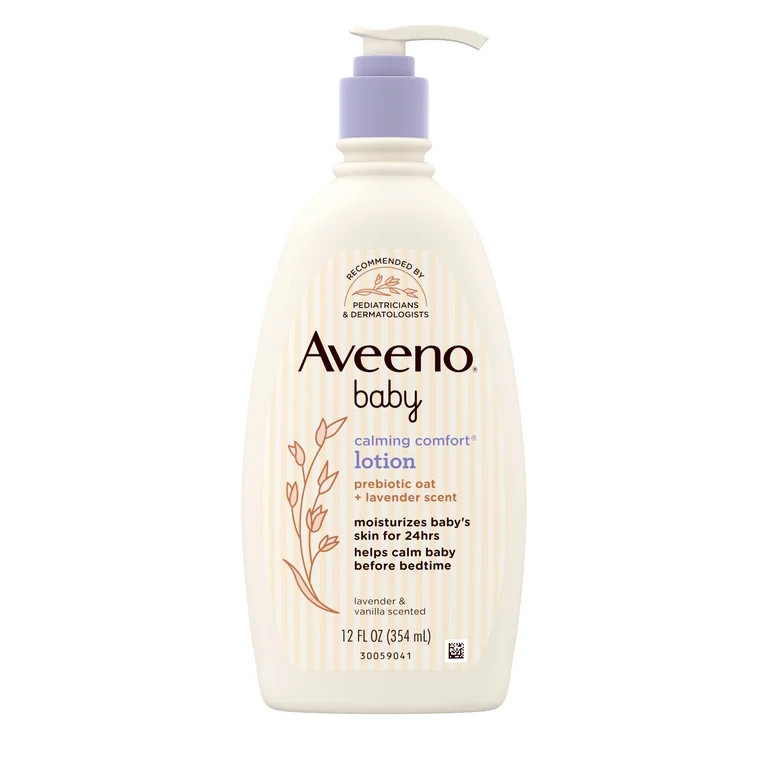 Aveeno Baby Calming Comfort Moisturizing Bedtime Lotion, 12 fl. oz | Walmart (US)