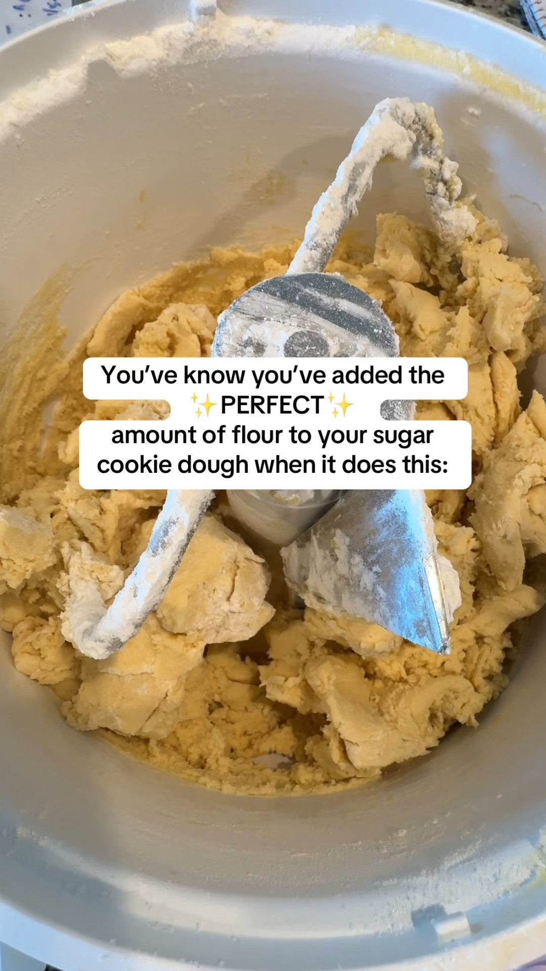 📣 PSA: Your sugar cookie dough should have JUST enough flour to pull away from the bowl if you want cookies that hold their shape and aren’t dry! 

#LTKWatchNow #LTKHome