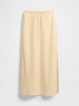 Linen-Blend Midi Skirt | Gap (US)