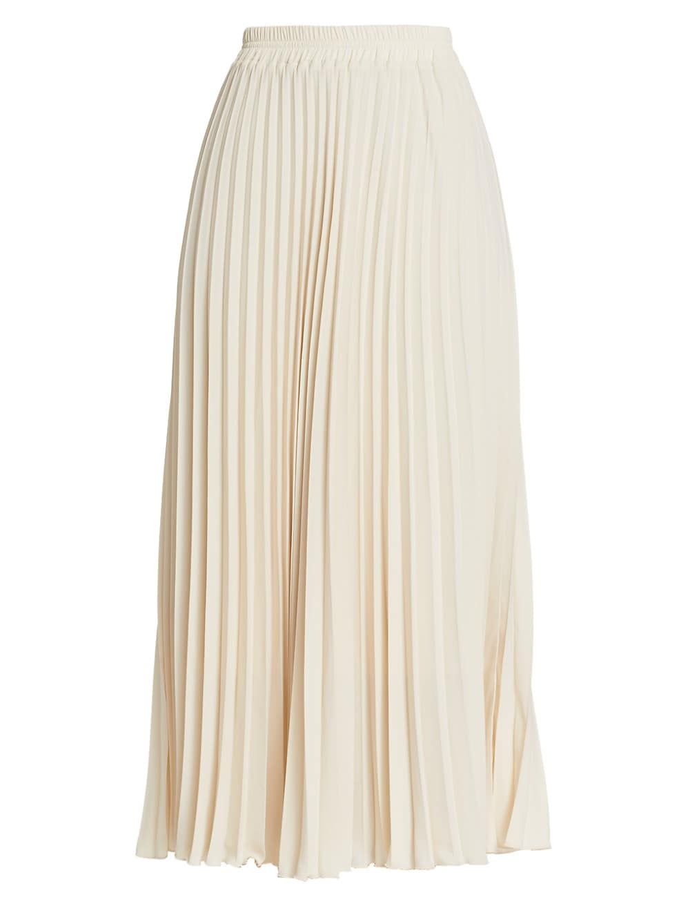 COLLECTION Pleated A-Line Midi-Skirt | Saks Fifth Avenue