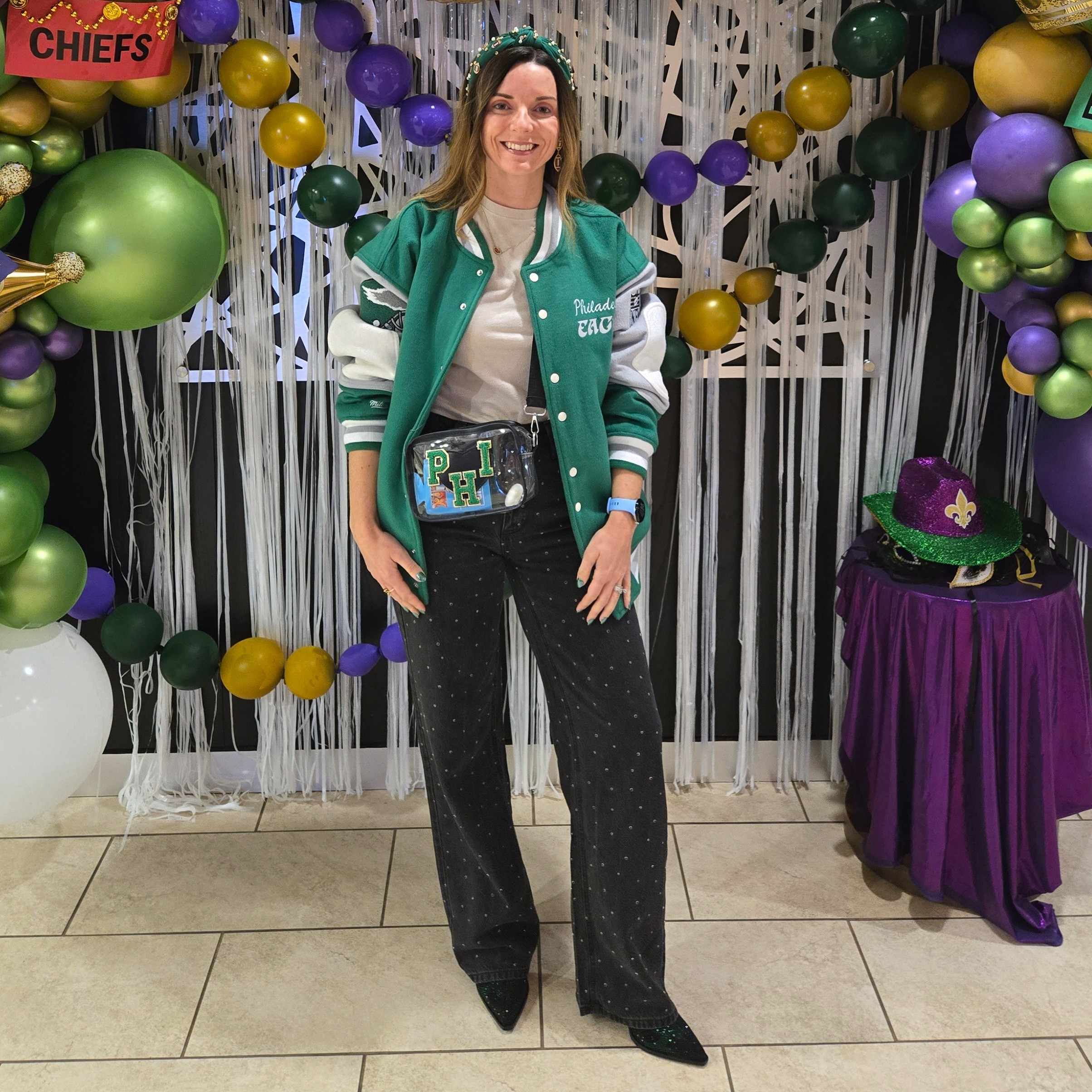 New Orleans for the Super Bowl in my embellished jeans and princess Di jacket.. New boots too! 

#LTKSaleAlert #LTKTravel #LTKShoeCrush
