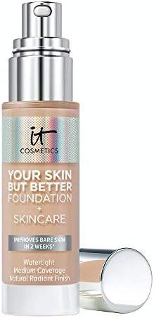 IT Cosmetics Your Skin But Better Foundation + Skincare, Light Neutral 22 - Hydrating Coverage - ... | Amazon (US)