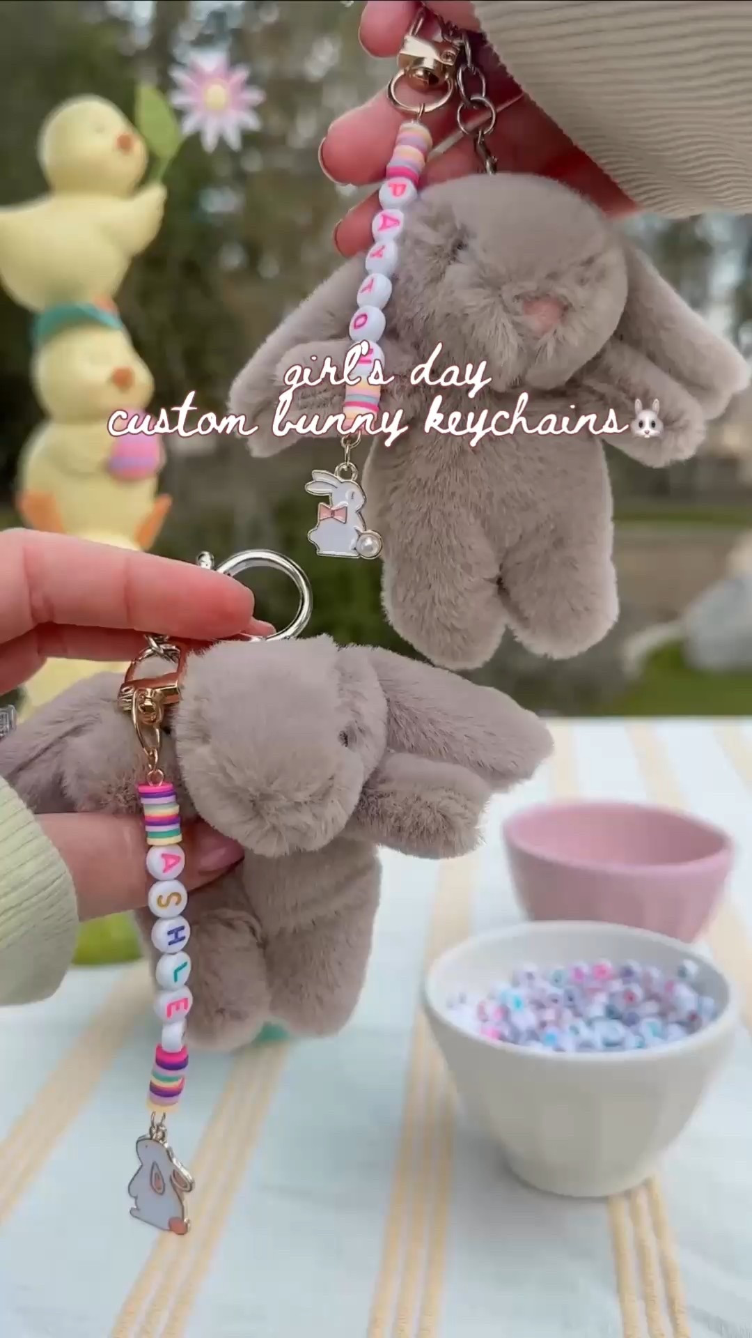 Custom bunny keychains 🫶🏻🐰This set has everything you need and then add the plushy bunny!🐰🫶🏻💛

#LTKSeasonal #LTKBeauty #LTKdayinmylife