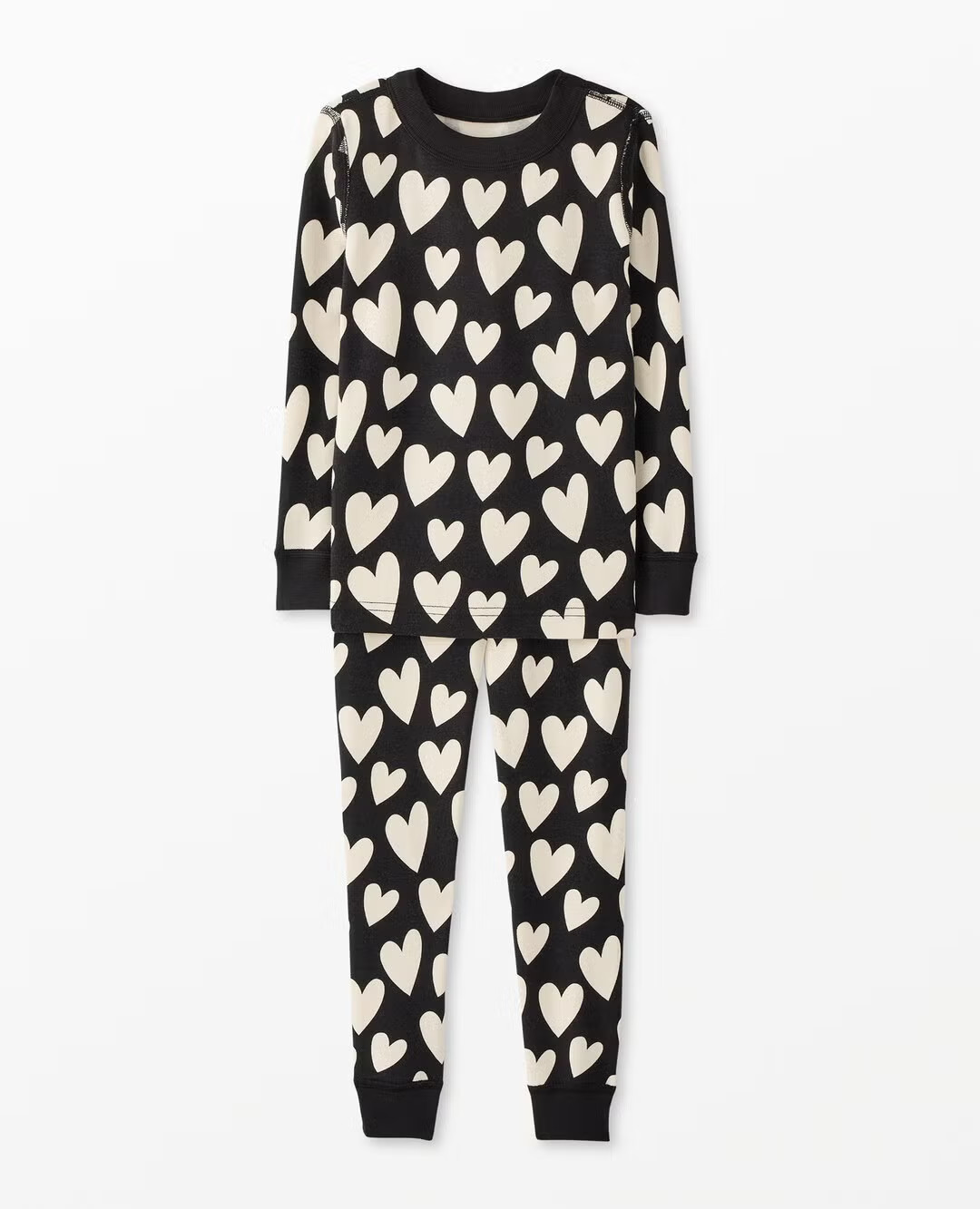 Kids Valentine's Long John Pajama Set | Hanna Andersson