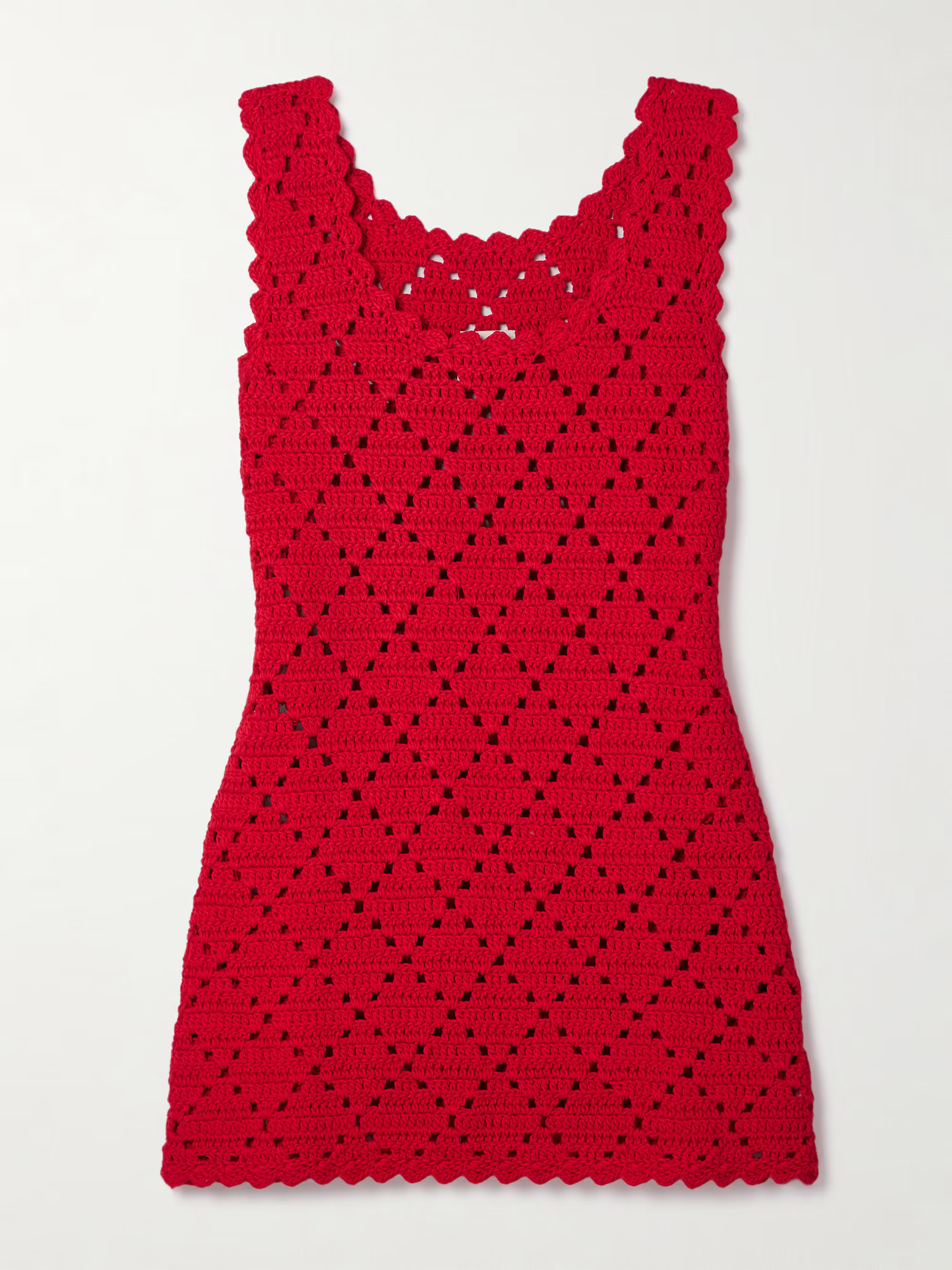 Chryssi crocheted cotton mini dress | NET-A-PORTER (US)