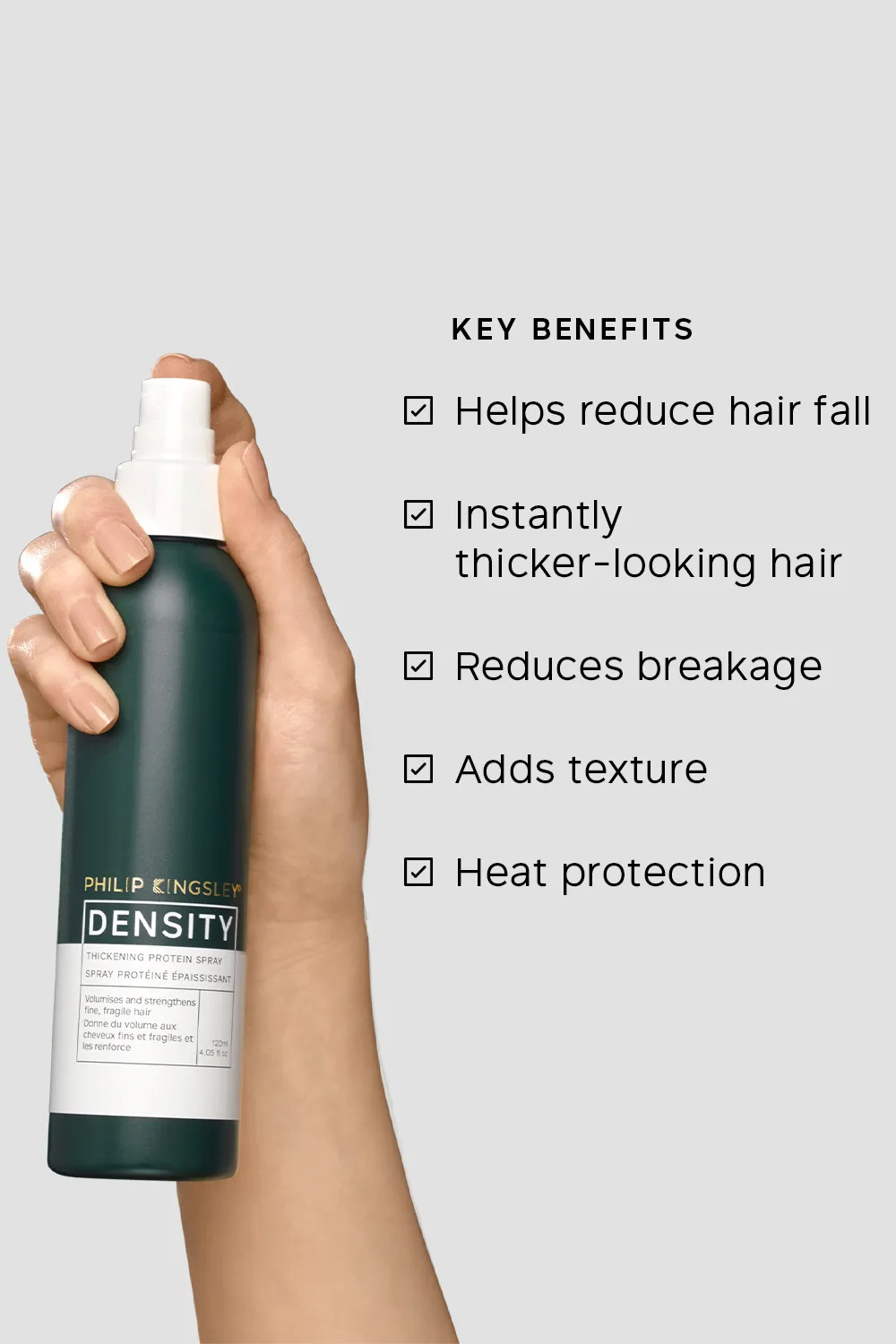Hair Styling | Density Protein Spray | Philip Kingsley | Debenhams UK