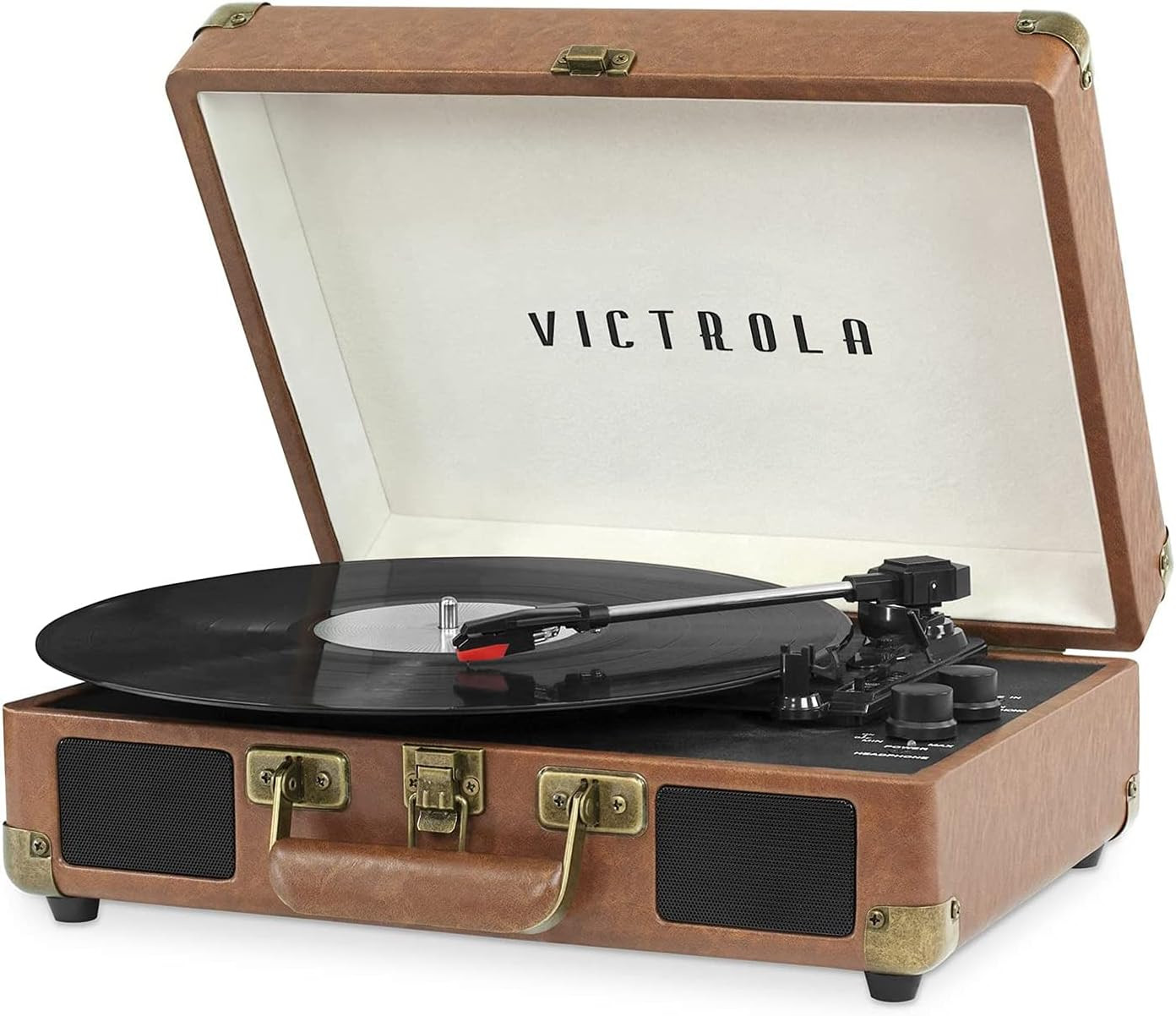 Victrola Journey Bluetooth Portable Suitcase Record Player – with Built-in Speakers, 3 Speed Vi... | Amazon (US)