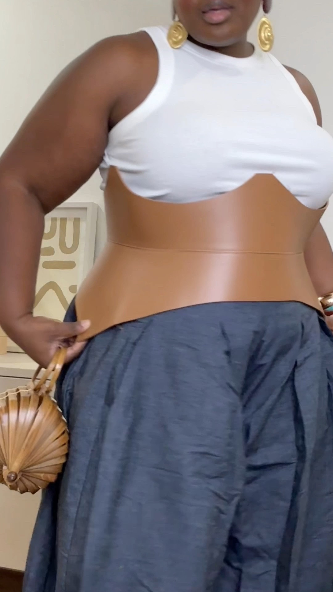 The easiest way to make basics look more intentional? Add a statement accessory.This leather corset belt creates that polished, hourglass-inspired look without needing a full outfit change. leather corset belt, waist cincher belt, wide waist belt, brown leather belt, hourglass waist belt, statement belt, outfit accessories, fashion accessories, elevated style, chic outfit ideas, luxury inspired accessories, trendy belts, wardrobe essentials

#LTKootd #LTKSeasonal #LTKMidsize
