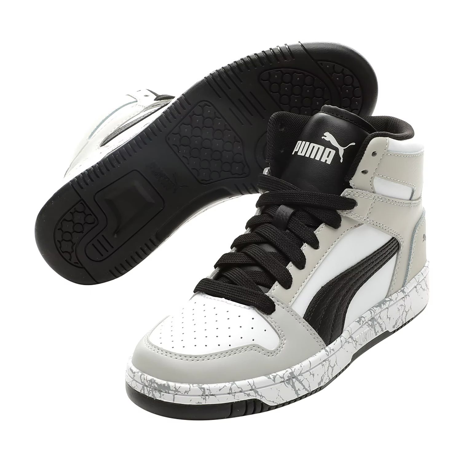 Puma Rebound Mid Layup Marble Big Boys Basketball Shoes | JCPenney