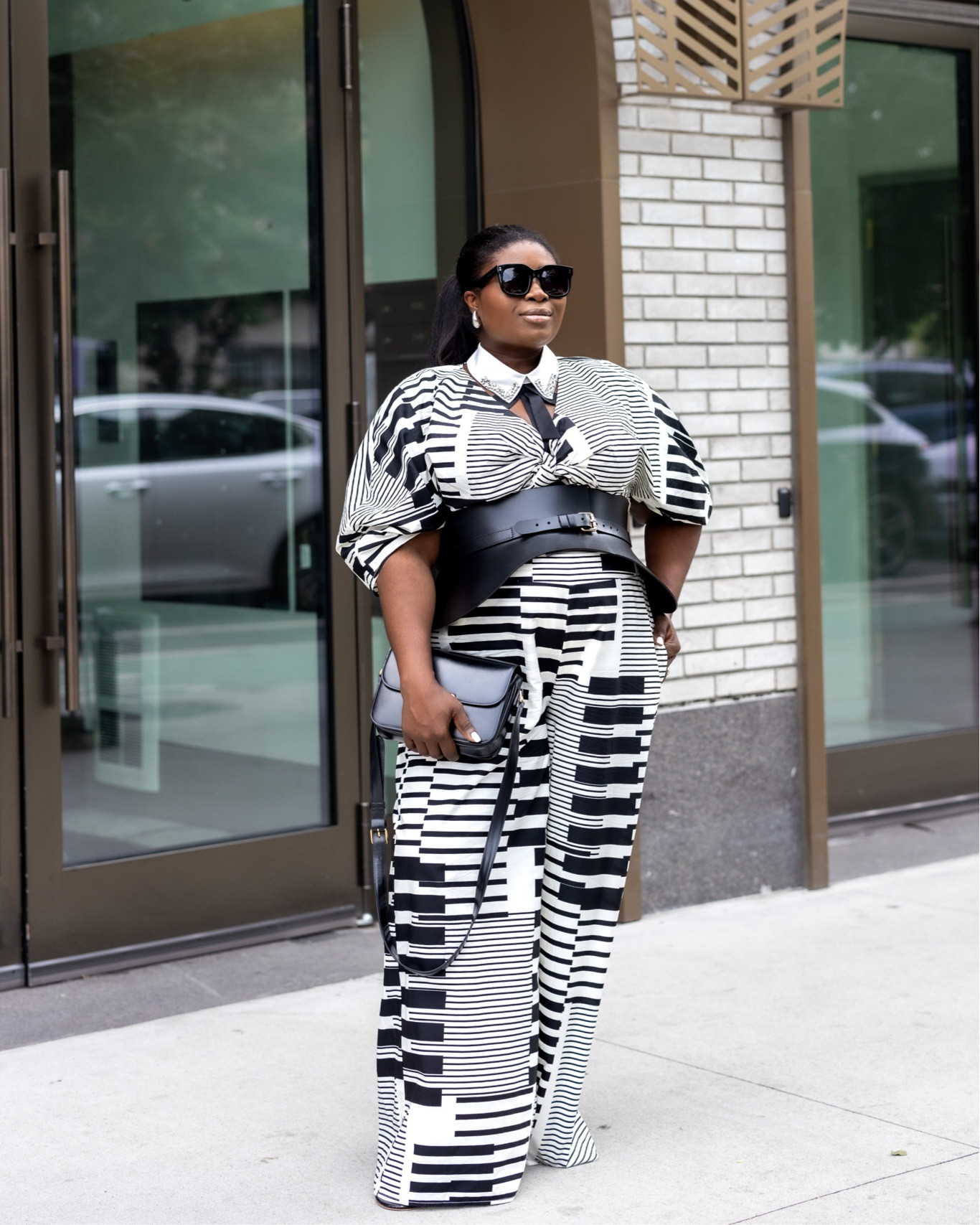 Making non-maternity clothes work for me in my third trimester of pregnancy. This summer set from Eloquii is so abstract and I love it!

#LTKstyletip #LTKSeasonal #LTKbump