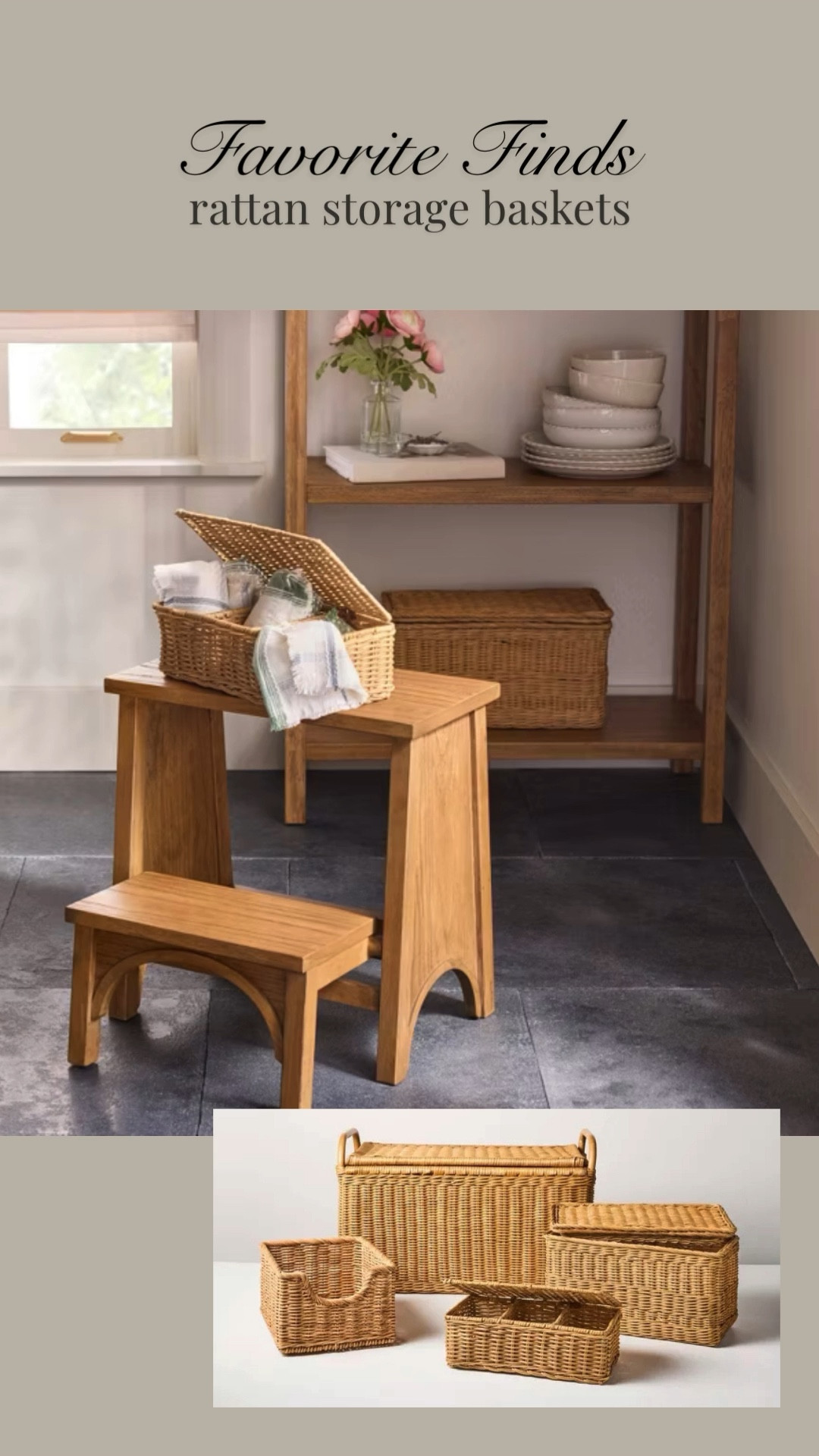 These rattan storage baskets are both pretty and functional! Some of my favorites for the new Hearth & Hand with Magnolia spring collection. Target, Threshold, organization, organize, organization, spring decor, summer, home decor, modern organic, modern farmhouse, cottage, cozy decor, dining room, breakfast nook, kitchen, bathroom, bath, closest, den, guest room, home office

#LTKHome #LTKFindsUnder100 #LTKSeasonal