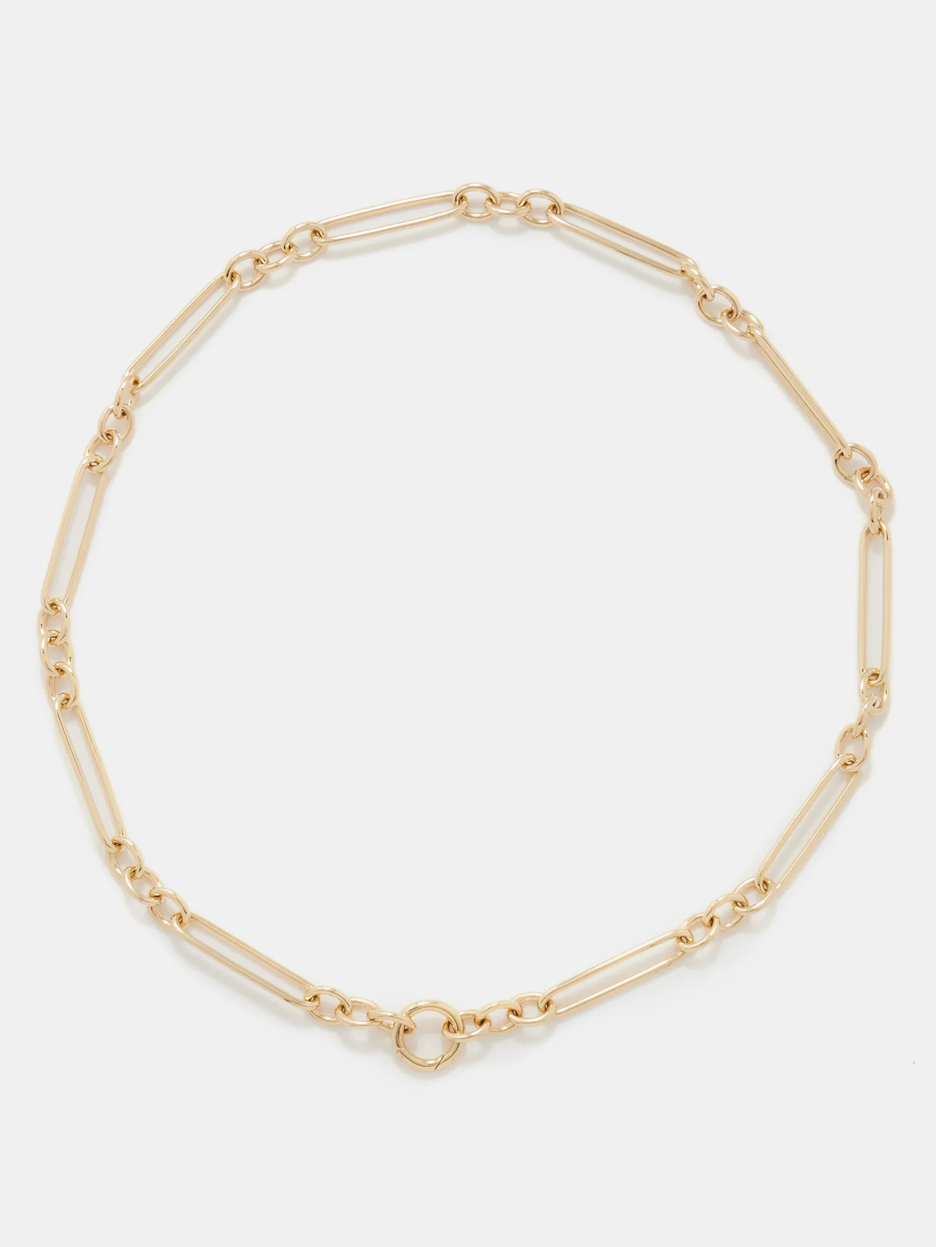 Trombone 14kt gold necklace | Lucy Delius | Matches (UK)